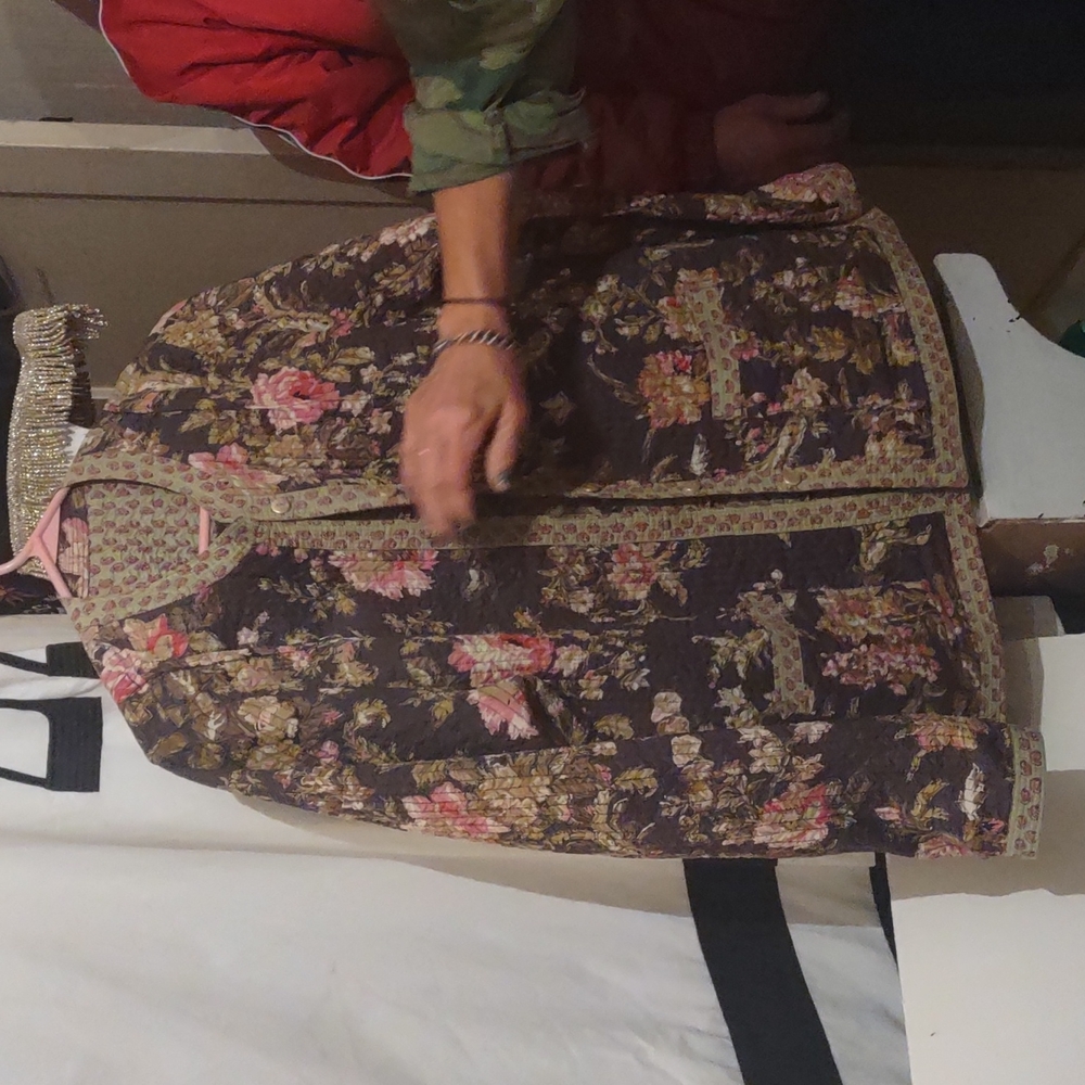 Vintage quilted reversible jacket